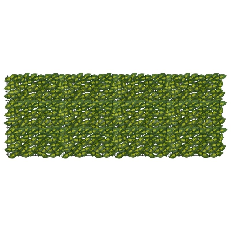 Écran de balcon avec feuilles Vert et jaune 200 x 75 cm 618199618199