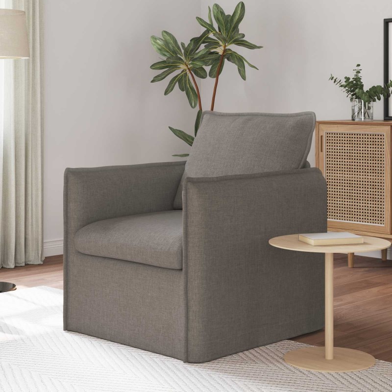 Canapé Taupe 75 x 82 x 85 cm tissu 618201618201