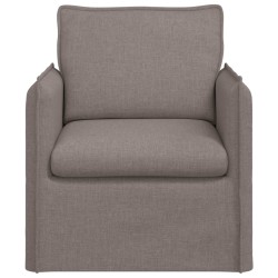 Canapé Taupe 75 x 82 x 85 cm tissu 618201618201