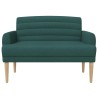 Canapé love seat avec capitonnage en boutons Vert foncé Tissu 618202618202