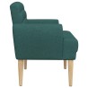 Canapé love seat avec capitonnage en boutons Vert foncé Tissu 618202618202