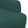 Canapé love seat avec capitonnage en boutons Vert foncé Tissu 618202618202