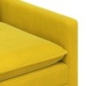 Canapé Jaune 196 x 81 x 87,5 cm Velours 618203618203