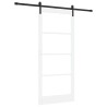 Porte coulissante ORKDAL Blanc et Noir 93 x 211 cm 618210618210
