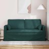 Canapé Vert foncé 158 x 78 x 80 cm tissu 618211618211