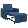 Canapé-lit escamotable simple Bleu 90 x 165 x 87 cm tissu 618214618214