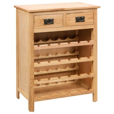 Casier à bouteilles 72 x 32 x 90 cm Bois de chêne massif 618215618215