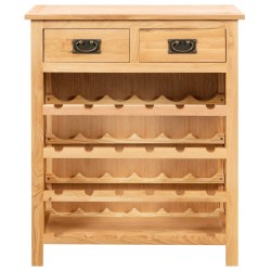 Casier à bouteilles 72 x 32 x 90 cm Bois de chêne massif 618215618215