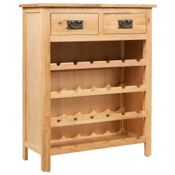 Casier à bouteilles 72 x 32 x 90 cm Bois de chêne massif 618215618215