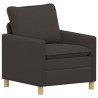 Canapé Gris foncé 76 x 81 x 87,5 cm Tissu 618218618218