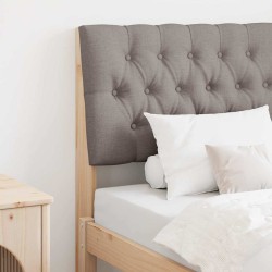 Tête de lit capitonnée Taupe 75 cm Pin massif 618219618219