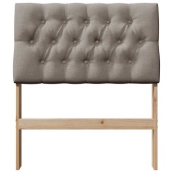 Tête de lit capitonnée Taupe 75 cm Pin massif 618219618219