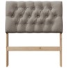 Tête de lit capitonnée Taupe 75 cm Pin massif 618219618219