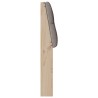 Tête de lit capitonnée Taupe 75 cm Pin massif 618219618219