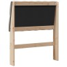 Tête de lit capitonnée Taupe 75 cm Pin massif 618219618219