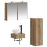 Ensemble d'armoire de salle de bain 4 pc Chêne artisanal 618220618220
