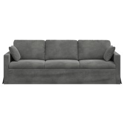 Canapé Gris foncé 228 x 78 x 80 cm Velours 618222618222