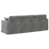 Canapé Gris foncé 228 x 78 x 80 cm Velours 618222618222