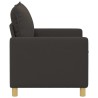 Canapé Gris foncé 126 x 81 x 87,5 cm Tissu 618224618224