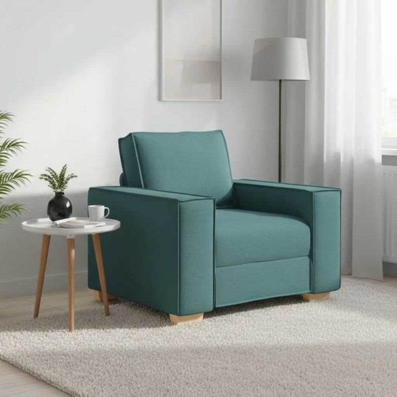 Canapé Fauteuil Vert Foncé 100x78x84 cm Tissu 618225618225