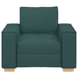 Canapé Fauteuil Vert Foncé 100x78x84 cm Tissu 618225618225