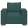 Canapé Fauteuil Vert Foncé 100x78x84 cm Tissu 618225618225