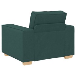 Canapé Fauteuil Vert Foncé 100x78x84 cm Tissu 618225618225