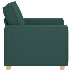 Canapé Fauteuil Vert Foncé 100x78x84 cm Tissu 618225618225