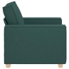 Canapé Fauteuil Vert Foncé 100x78x84 cm Tissu 618225618225