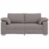 Canapé deux places Taupe 180 cm tissu 618226618226