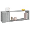 Meuble TV Sonoma gris 100x24x32 cm Bois d'ingénierie 618234618234