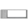 Meuble TV Sonoma gris 100x24x32 cm Bois d'ingénierie 618234618234