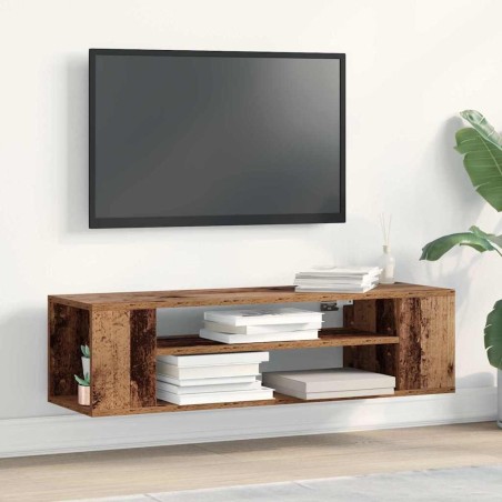 Meuble TV Bois ancien 100 x 30 x 26,5 cm Bois d'ingénierie 618236618236