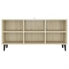 Meuble TV avec pieds en métal Chêne sonoma 103,5x30x50 cm 618237618237