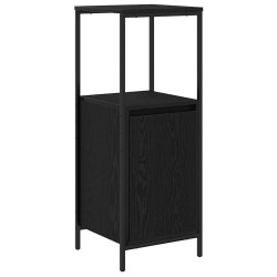 Meuble de salle de bain avec étagères chêne noir 36x35x95 cm 618239618239