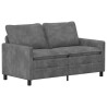 Ensemble de Canapés 2 pcs Gris clair Polyester 618243618243