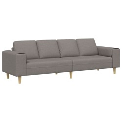 Canapé de salon Taupe 250 x 77 x 76 cm Polyester 618245618245