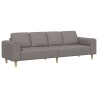 Canapé de salon Taupe 250 x 77 x 76 cm Polyester 618245618245