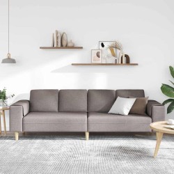 Canapé de salon Taupe 250 x 77 x 76 cm Polyester 618245618245
