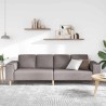 Canapé de salon Taupe 250 x 77 x 76 cm Polyester 618245618245