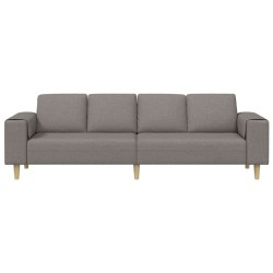 Canapé de salon Taupe 250 x 77 x 76 cm Polyester 618245618245