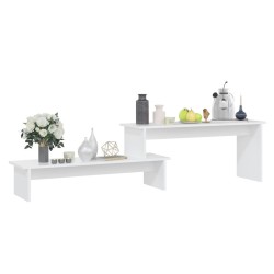 Meuble TV Blanc 180x30x43 cm Aggloméré 618246618246