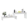 Meuble TV Blanc 180x30x43 cm Aggloméré 618246618246
