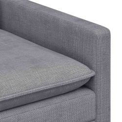Ensemble de Canapés 2 pcs Gris clair Polyester 618250618250