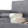 Ensemble de Canapés 2 pcs Gris clair Polyester 618250618250