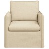 Canapé Crème 75 x 82 x 85 cm tissu 618253618253