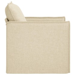 Canapé Crème 75 x 82 x 85 cm tissu 618253618253
