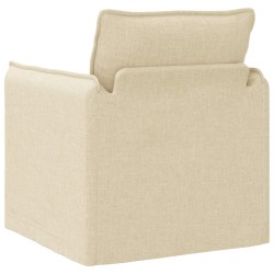 Canapé Crème 75 x 82 x 85 cm tissu 618253618253