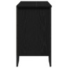 Meuble de Lavabo de Salle de Bain Chêne noir 91 x 35 x 60 cm 618256618256