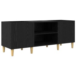 Meuble à vinyles Chêne noir 121 x 38 x 48 cm Bois d'ingénierie 618257618257